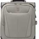 Travelpro Maxlite 5 Softside Expandable Carry on Luggage with 4 Spinner Wheels, Lightweight Suitcase, Men and Women, International, Champagne, Carry on 19-Inch