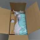 Fisher-Price Musical Toy Deluxe Rockin Record Player Pretend Turntable with 6 Albums for Preschool Play Kids Ages 3+ Years