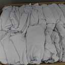 VEVOR 50 Pcs White Chair Covers Polyester Spandex Chair Cover Stretch Slipcovers for Wedding Party Dining Banquet Flat-Front Chair Covers
