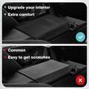 3 x BestEvMod Center Console Armrest Pad Cover Compatible with Tesla Cybertruck 2024 2025 2026 Accessories Extra Soft Microfiber Leather Protector Seat Armrest Cover (V1)