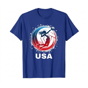 Volleyball USA Nationals Men Women Kids Volleyball Shirt USA TShirt, Medium