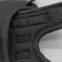 rabbitgoo Dog Harness No Pull with 2 Leash Clips, Adjustable Soft Padded, Reflective Oxford No Choke Pet Vest with Easy Control Handle for Medium Sized Dogs, Black, M