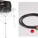 Coleman RoadTrip 225 Portable Tabletop Propane Grill, Gas Grill with 2 Adjustable Burners, Instastart Ignition, & 11,000 BTUs of Power for Camping, Tailgating, Grilling & More (Black)