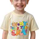 Boys Field Day Shirt for Kids Girls in My Field Trip Era T-Shirts Toddler Tops Graphic Flag Tee Short Sleeve 2-8T (Yellow)