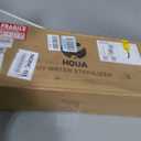 HQUA-TWS-121 120V 55W 12GPM 1“ MNPT Inlet/Outlet, Whole House Ultraviolet Water Purifier Filter, + 1 Extra UV Bulb, + 1 Extra Quartz Sleeve