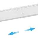 Expandable,Adjustable & Stackable Spice Rack, Cabinet Kitchen Countertop Shelf Organizer,Metal Pantry Storage Shelves - Space-Saving Storage Solution(1Pack/White/Large)