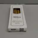 10 Inch Taper Spiral Candle Set of 4 - Tapered, Long, Smokeless, 8 Hr Burn Time - Golden, 25cm - Perfect for Home, Dinner, Party, Wedding, Halloween, Christmas