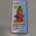 Magnetic Tiles Mini Travel Toddler Set, Magnetic Blocks Building Kids Toys & Games, Montessori Preschool Classroom Must Haves Educational Learning Sensory Toys for 3+ Year Old Boys Girls Birthday Gift (Color-5)