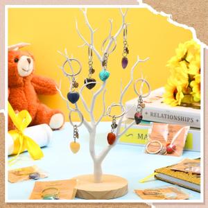 Sureio 12 Pack Teacher Appreciation Gifts Bead Kechain in Bulk, Thank You Help Me Grow End of Year Graduation Teacher Day Gifts for Women