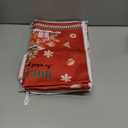 Oudain Sets of 6 Christmas Kitchen Towels and Dishcloths Xmas Gingerbread Man Dish Towels Winter Kitchen Hand Towels Kit Christmas Novelty Gifts for Christmas Party Supplies