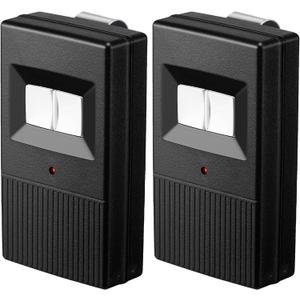Kingdder 2 Pcs 8 Dip Switch Garage Door Remote Two Button Garage Remote Compatible with Linear Delta 3 (DT DTA DTD DTC DNT00002A) Opener 310mhz, Control 2 Different Doors Simultaneously