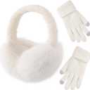 Winter Ear muffs Faux Fur Warm Earmuffs Cute Foldable Outdoor Ear Warmers For Women