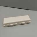 Foldable Pill Organizer 2 Times a Day w/Etched Labels -Dual Protection & Portable Weekly AM PM Pill Box, 7 Day Medicine Container, Large Travel Pill Case for Week Daily Supplement Vitamin - Khaki