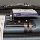 Coolife Luggage Suitcase Piece Carry On ABS+PC Spinner Trolley with pocket Compartmnet(Night navy, 20in(carry on))