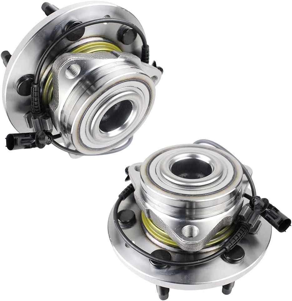 PAROD 515096 Pair Front Wheel Hub Bearing Assembly Fit for 2007-2014 Cadillac Escalade, ESV, Suburban 1500, Tahoe, GMC Yukon, XL 1500/2007-2013 EXT, Chevy Avalanche, Silverado 1500, GMC Sierra 1500