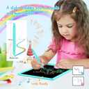 BUKEBU LCD Writing Tablet Doodle Board,10.5 inch Colorful Drawing Pad,Electronic Drawing Tablet, Drawing Pads,Travel Gifts for Kids Ages 3 4 5 6 7 8 Year Old Girls Boys (Blue)