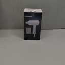 Portable & Foldable Small Hair Dryer with Lightweight Design, 1600W Fast Drying Compact Hair Blow DryerWhite + Pouch
