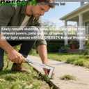 GREBSTK Crack Weeder Crevice Weeding Tool Stainless Steel Manual Weeder Gardening Tool