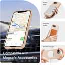 YENAPOON for iPhone 17e Case, iPhone 16e Case, Matte Magnetic Phone Cover [with 1 Screen Protector] [Support for MagSafe] [Shockproof Military Grade Protection] Translucent Frosted Back, Coral Pink