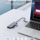 USB C Hub, 5-in-1 USB C Multi-Port Adapter for MacBook Pro,USB C to HDMI Hub dongle, with 4K HDMI,100W PD, 3*USB 3.0, C Adapter Compatible with iPhone 15/MacBook Air/iMac/Dell/Acer/HP/ASUS,Tablet