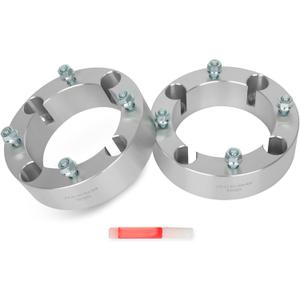 SCITOO 2Pcs Wheel Spacers 2 inch 4X156 Bore 131mm Studs 3/8" x24 4 Lug Wheel Spacers Adapters Fit for for Polaris Magnum 325 2x4 Magnum 325 4x4 Magnum 500 2x4 Magnum 500 4x4 Predator 500