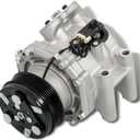 marddpair A/C Compressor CO 4910AC Replacement for Chevy Trailblazer 2002-2009 Replacement for Envoy 2003-2007 Isuzu Ascender 2005-2009 Saab 9-7x
