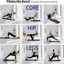 Pilates Board, Foldable Pilates Reformer Set for Home Workout with Timer, 6-in-1 Multifunctional Portable Reformer Pilates Machine at Home Pilates Equipment for Fitness, Exercise, Abs, Core Training