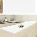 120"x24"(305cmx60cm) Large Silicone Kitchen Counter Mat, Heat Resistant Non-Slip Countertop Protector, Waterproof Multipurpose Mat for Kitchen Island, Semitransparent