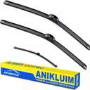 ANIKLUIM 26"+26" Wiper Blades with 14" Rear Wiper Blade Set Replacement for 2011-2017 Porsche Cayenne Volkswagen Touareg Windshield Wipers Original Factory Quality (Pack of 3)