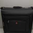SwissGear 7895 Premium Garment Bag with Spinner Wheels, Bonus Hanging Feature, 24-Inch Luggage - Black