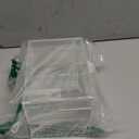 3 x 5 Inch Acrylic Index Card Holder Clear Flash Card Holder Recipe Card Box 150 Pcs Ruled Lined Index Cards 30 Pcs Kraft Dividers A to Z Stickers For Holds 400 A-Z Tabs Note Cards Business Cards