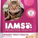 IAMS Proactive Health Dry Cat Food, Urinary Tract Health, Adult Cat Food Dry Recipe with Chicken, 7 lb. Bag (EXP 03/22/27)