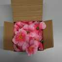 WILLBOND 150 Pieces Cherry Blossom Heads Artificial Fake Silk Cloth Petals Mini Cherry Flowers Petals for Dress DIY Accessories Home Wedding Party Decoration (Fresh)