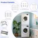 Upgraded SKK-7A SKK8K Dryer Stacking Kit - Replacement for Samsung 27-Inch Front-Load Washers and Dryers - laundry stacking kit Replaces SKK-7A, SK-5A, SK-5AXAA, SKK-8K