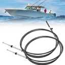 GEN 1 Boat Outboard Throttle and Shift Control Cables, 33C Remote Cable Replacement, Compatible with Mercury, MerCruiser, Mariner, Force Motor Engines, Replace CC179 Series (2PCS) (9FT)