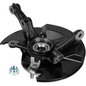 Front Right Side Steering Knuckle & Wheel Bearing Hub Assembly Compatible with Honda Civic 1.3L, 1.8L 2006-2011, Replace for 698-450