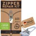 ZlideOn Zipper Pull Replacement - Silver, Normal (L) - Instant Zipper Replacement Slider for Metal Zippers 