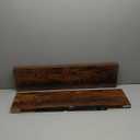 Deep Floating Shelves for Wall, 36'' x 12'' Rustic Large Floating Shelves Set of 2, 12 Inch Deep Walnut Wood Wall Shelves for Living Room Bathroom Laundry Room Bedroom Kitchen Home Office - Walnut