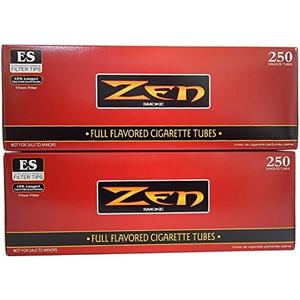ZEN King Size Full Flavor Cigarette Tubes -2 pack, 250 ct per box