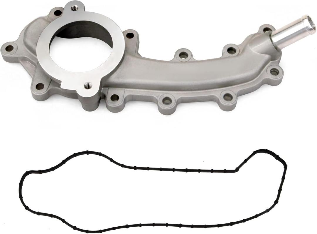 MITZONE Upgrade Engine Coolant Crossover Water Outlet Compatible with 2011-2021 Jeep Dodge RAM Chrysler 3.6L V6 Vehicles - Grand Cherokee Journey Grand Caravan Town & Country 200 300 RAM 1500