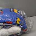 Primlect Thickened Toddler Nap Mat with Removable Pillow and Minky Blanket, Extra Large 55''x35'' Sleeping Bag, Washable, Roll up, Perfect for Daycare, Preschool, Kindergarten, Boys and Girls Blue Car