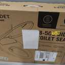 Bio Bidet BB500 Heated Electric Bidet Seat with Warm Water Wash, Night Light, Low Profile Design, Elongated