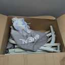 HOMEAL Bed Rail for Toddlers - 59"x24" Extra Long Foldable Toddler Bed Rails for King, Queen, Twin, Full, Double Bed - Breathable Guard Rail for Toddlers with U-Shape Base, Grey