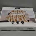 Krifey Faux Fur Throw Blanket, Super Soft Cozy Blanket, Luxury Fluffy Blanket Warm Bed Throw, Plush for Women, Ivory 50" x 60" (Cream)