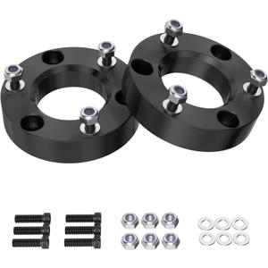 Richeer 2" Front Leveling Lift Kit Compatible with 2007-2026 Silverado 1500 2WD/4WD, Leveling Lift Kit for 2007-2026 Sierra 1500 2WD/4WD, Forged Front Strut Spacers Raise the Front of Vehicle by 2"