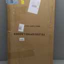 BOCOM 14.5 FT Aluminum Telescoping Ladder, Lightweight Multi-Purpose Collapsible Extension with 2 Triangle Stabilizers, Heavy Duty 330 lbs Max Capacity, Ideal for Home, RV, and Outdoor Work Silver