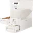 AROMA XL 33-Pound Rice Dispenser and Countertop Beans or Grain Storage Bin with Automatic Measuring Funnel (ARD-133)