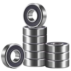 Donepart 6204RS Bearings 20mm x 47mm x 14mm - Heavy-Duty, Double Sealed | Perfect for Motors, Machinery, & DIY (10-Pack) | Durable, Quiet, Precision Fit for Long-Lasting Performance