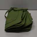 ZHMO Canvas Tote Bag for Women,Women's Bags Crossbody Bags Work Laptop Tote Bag Large Handbags Purse for Travel Nurse Teacher (New Upgrade Army Green With Compartments and Side Cup Holders)