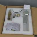 Brushed LED Wall Sconces LED Warm Light Interior Glam Crystal Wall Light Hardwired Gold (1 pack)